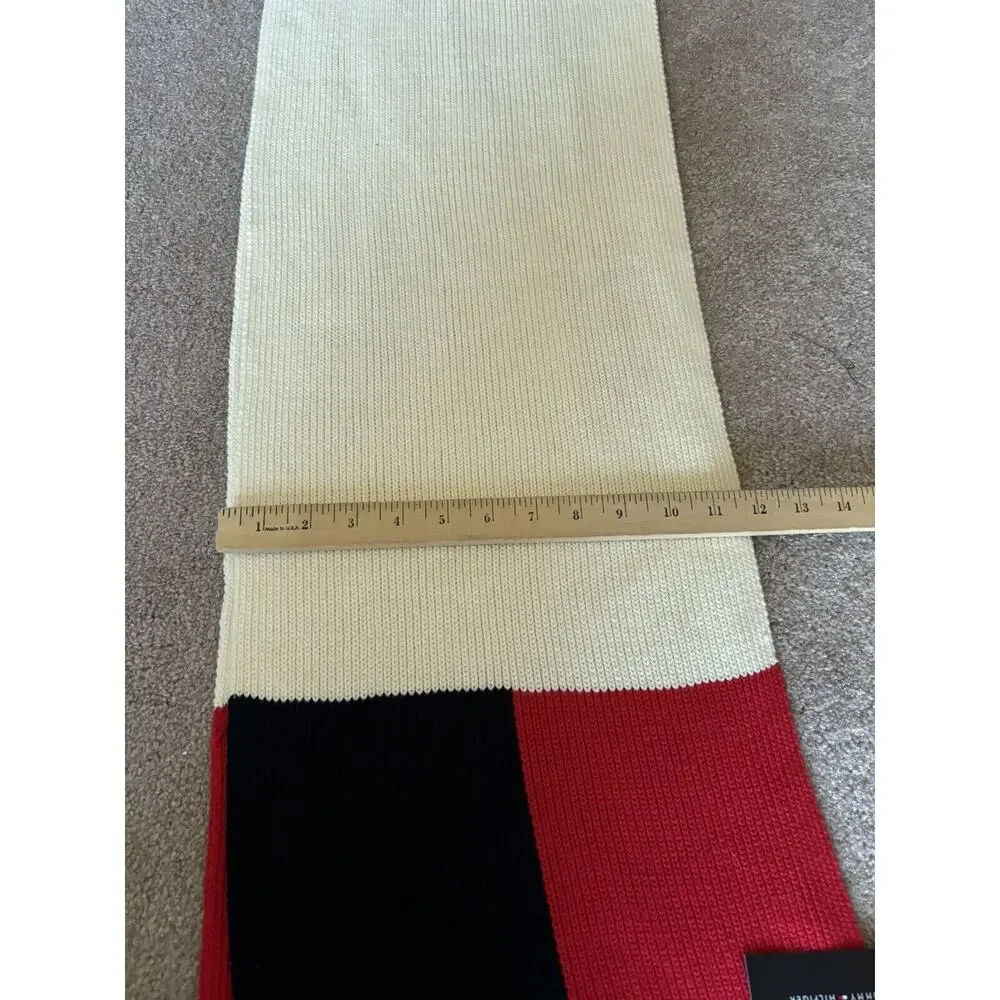 NEW Scarf Tommy Hilfiger Flag Color Block Stripe GREAT GIFT Holiday One Size